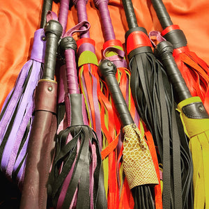 Leather toys, leather floggers, Made to Order, Leather,Flogger, Floggers