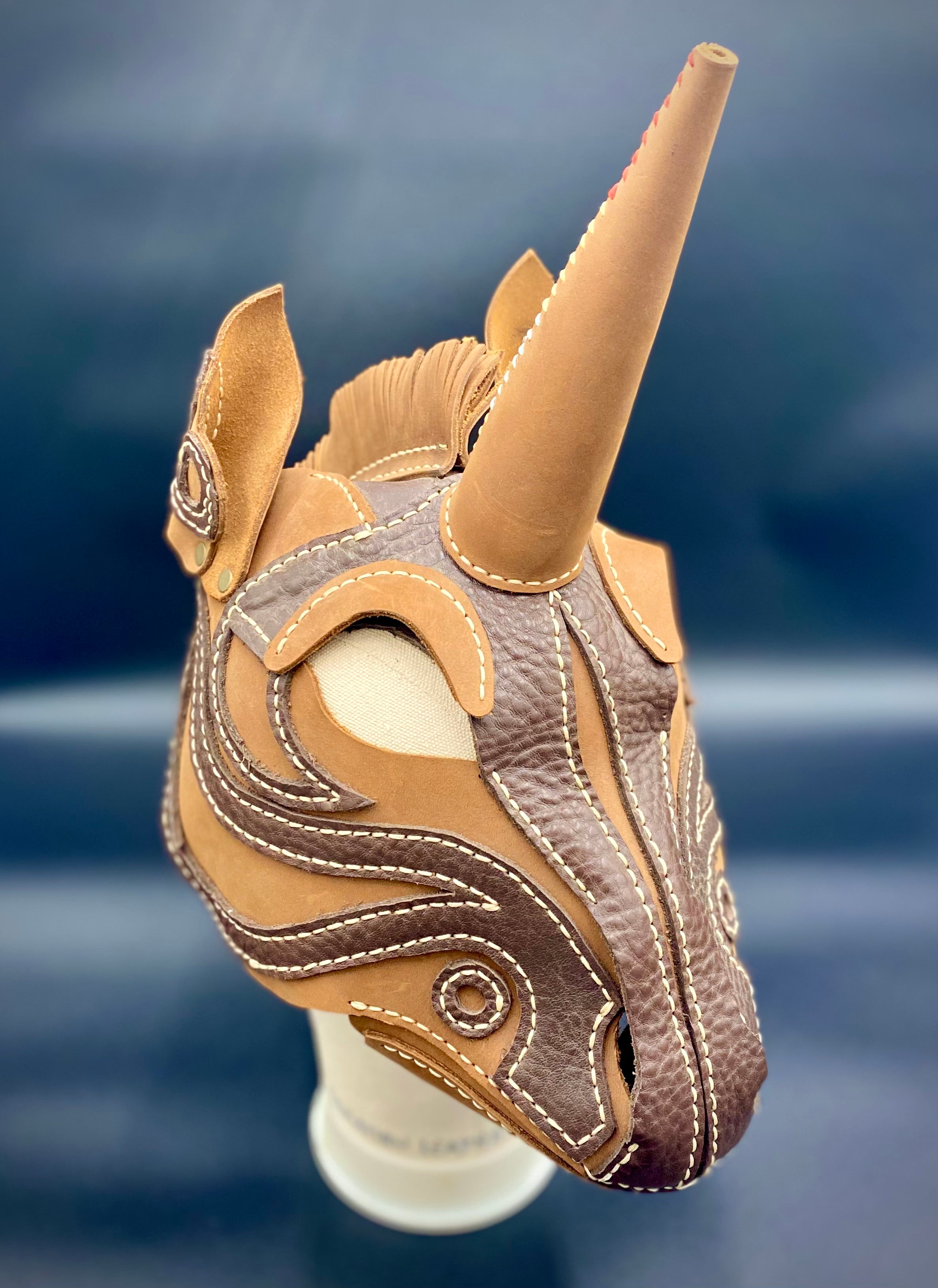 Hand Sewn Unicorn Mask