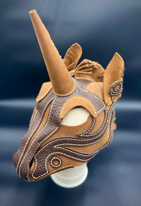 Hand Sewn Unicorn Mask